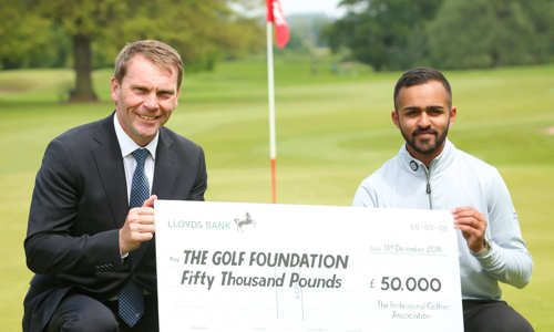 The PGA donates £50,000 to The Golf Foundation
