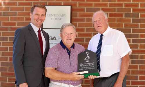 Woosnam awarded trophy that commemorates former PGA Captain