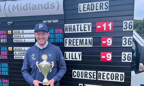 Whatley claims back-to-back Order of Merit titles at Sapey Golf & Country Club