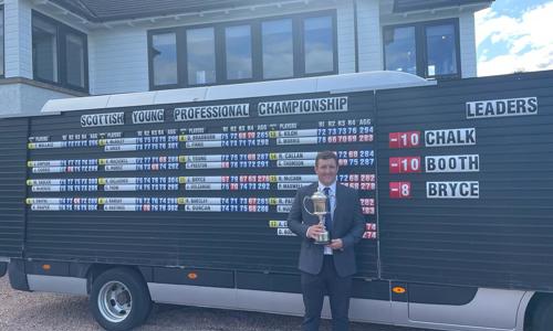 Booth holds his nerve in sudden-death shoot-out to win Scottish Young Professionals’ Championship