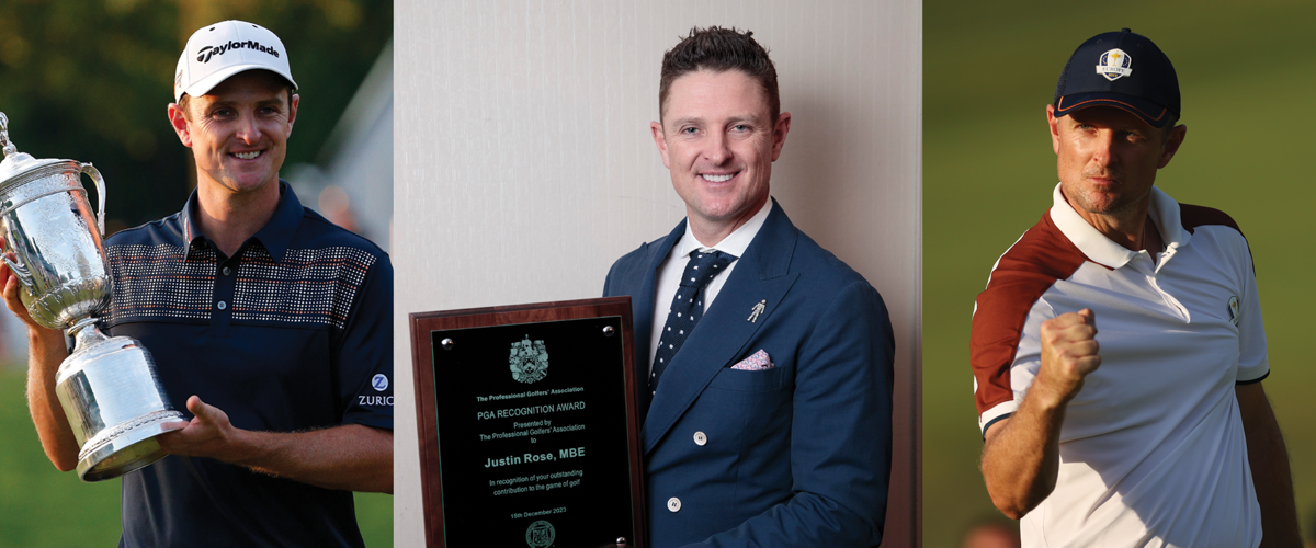 Justin Rose honoured with PGA Recognition Award