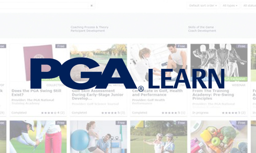 New developments on the PGA Learn portal