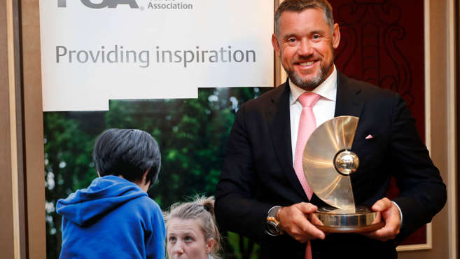 Westwood Claims Prestigious PGA Recognition Award