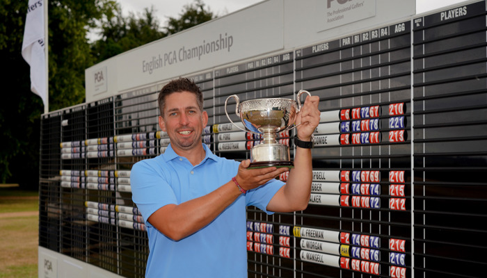 Mansell holds nerve to clinch English PGA Championship at Bowood