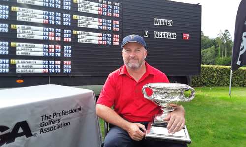 McGrane bags second Irish PGA Championship crown