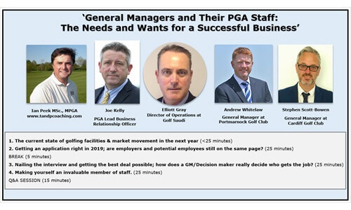 General Managers and their PGA Staff webinar