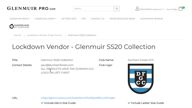Digitise your stock with Glenmuir's Lockdown Vendor