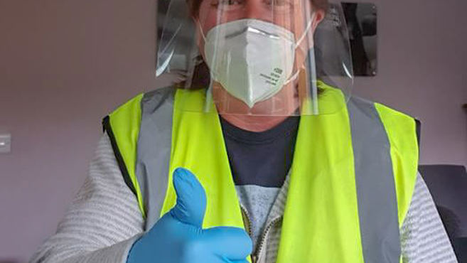 Engleman withstands virus and delivers