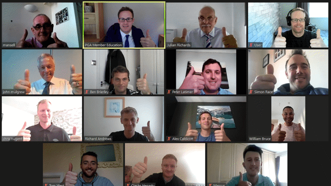 Online PGA Director of Golf Induction Day is a hit