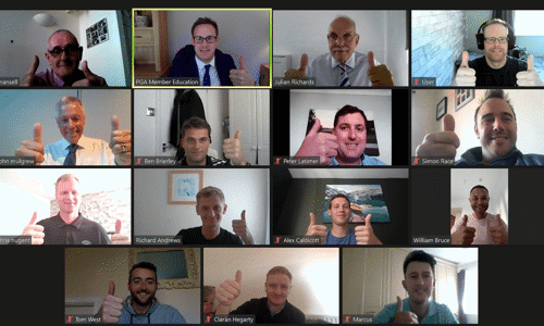 Online PGA Director of Golf Induction Day is a hit