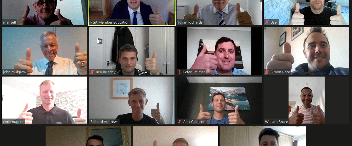 Online PGA Director of Golf Induction Day is a hit