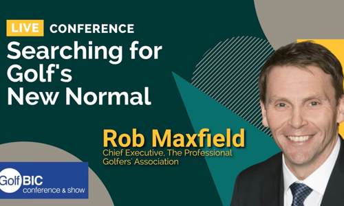 PGA Chief Executive Robert Maxfield speaks at GolfBIC Online Conference 2021