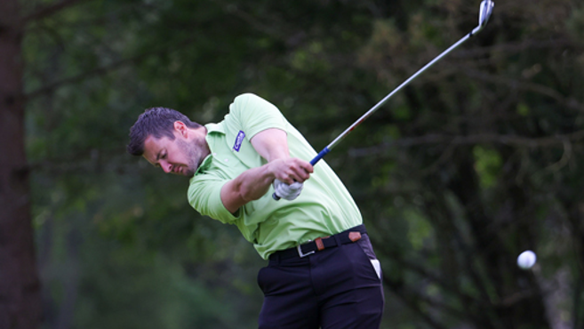 Hunt handily placed after a round of two halves