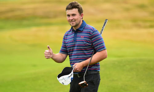 Daniel Croft qualifies for the 149th Open Championship