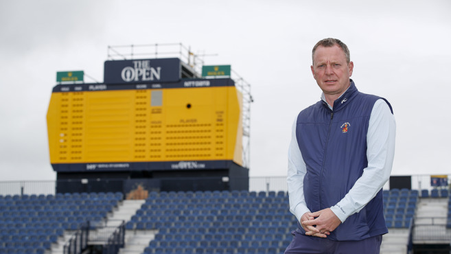 Behind the scenes at golf's oldest Major