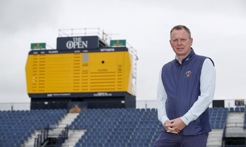 Behind the scenes at golf's oldest Major