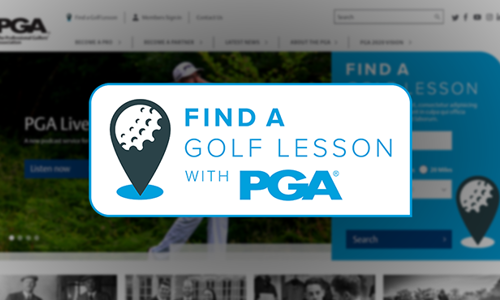 Find a Golf Lesson - A new platform to connect PGA Professionals with golfers.