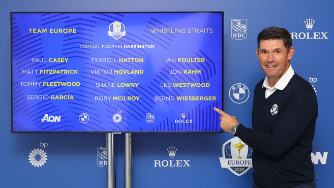 Garcia, Lowry and Poulter to complete Europe Ryder Cup team