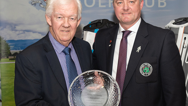 Long-serving Michael McCumiskey given memorable send-off