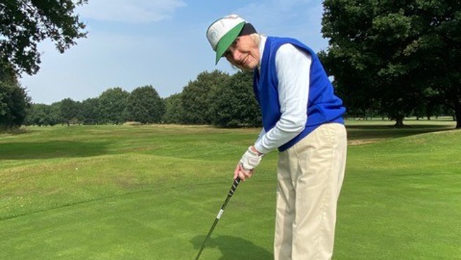 England's oldest female golfer labelled an 'inspiration' by PGA pro Karl Worby
