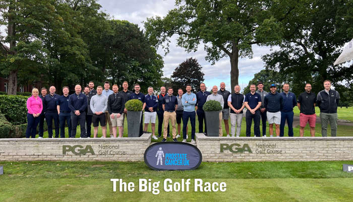 PGA Partners take on the inaugural ‘PGA Big Golf Race’ in support of Prostate Cancer UK
