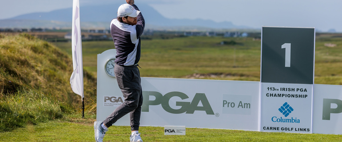 Gribben and Tracey lead Irish PGA Championship after challenging opening day