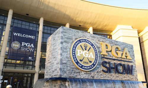 Your invite to a PGA 'drinks reception at the 2024 PGA Merchandise Show