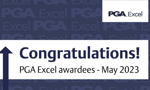 PGA Professionals, Coaches and Managers achieve new membership status through PGA Excel
